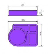 PODNOS COMBISET HD - ABNER - Tabletové stravovací systémy