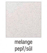 PODNOS GLASS 14.18 USA NORM 460×360 melange pepř/sůl - ABNER - Jídelní podnosy pro gastronomii