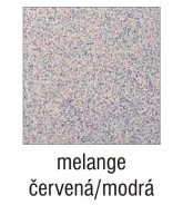 PODNOS GLASS 14.18 USA NORM 460×360 melange červená/modrá - ABNER - Jídelní podnosy pro gastronomii