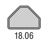 PODNOS GLASS TRAPEZ T 18.06 480X340 písková khaki - ABNER - Jídelní podnosy pro gastronomii