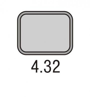 PODNOS GOLD 4.32 430×330 - ABNER - Jídelní podnosy pro gastronomii