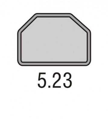 PODNOS GOLD 5.23 TRAPEZ 492×343 - ABNER - Jídelní podnosy pro gastronomii