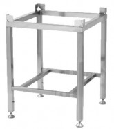 Podstavec nerezový pod PE blok 700x700x750 mm - Špalky na maso Masodesky Porcovací desky - Špalky, masodesky plastové