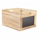 Securit® Dřevěný box s popisovacími tabulkami 21x35x28,3 cm - Barový, restaurační servis a hotelové doplňky - Jídelní lístky