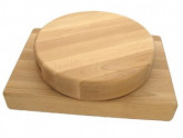 Masodeska buková kulatá průměr 380x75mm - Špalky na maso Masodesky Porcovací desky - Krájecí desky dřevěné, masodesky