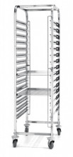 Odkládací regálový vozík 15 x 600x400mm ( pro plechy, podnosy ) - Servírovací vozíky a vozíky pod přepravky - Regálové vozíky pro podnosy