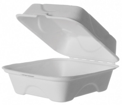 MenuBox z cukrové třtiny 150x150x75mm, bal.50ks - Eko jednorázové nádobí a obaly - Bagasse Menuboxy z cukrové třtiny
