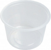 PP Miska zatavovací pr. 115mm, 350ml kulatá na polévku, přílohy - 50ks bal. - Vakuové baličky, Vakuové sáčky, Sous Vide vařiče - Stroje. misky, folie pro zatavování do misek