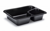 PP Miska zatavovací černá COLT 227x178x50mm, bal. 50ks - Vakuové baličky, Vakuové sáčky, Sous Vide vařiče - Stroje. misky, folie pro zatavování do misek