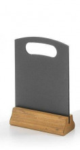 Stolní popisovací tabulka s madlem 150x230mm, cena za 2 kusy - Barový, restaurační servis a hotelové doplňky - Nabídkové tabule stolní