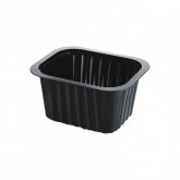 Miska zatavovací 137x96x66, 480ml černá, bal.100ks - Vakuové baličky, Vakuové sáčky, Sous Vide vařiče - Stroje. misky, folie pro zatavování do misek