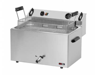FE 30T Fritéza velkokošová 16l, 380V  (REDFOX) - Stolní zařízení - Fritézy a udržovače hranolek - Velkoobjemové