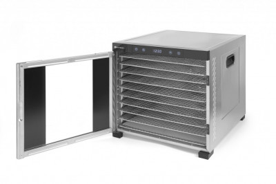 Sušička potravin Profi Line 1000W, 10x nerezová mřížka HENDI 229026 - Sušičky potravin, ovoce, hub - Sušičky potravin, ovoce, hub