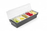 Box na ingredience s 5 nádobkami 495x160x100mm - Bar - Barmanské potřeby