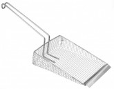 Nerezová lopatka - síto na hranolky 470x180mm - Gastro příslušenství - CATERING Servírovací kleště, naběračky, pinzety