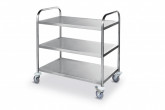 Servírovací vozík 910x590x950mm - 3 police 830x510mm HENDI 810101 - Servírovací vozíky a vozíky pod přepravky - Servírovací vozíky 3 police