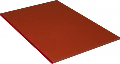 PE deska červenohnědá 1500x700x20 mm - Špalky na maso Masodesky Porcovací desky - Krájecí desky plastové