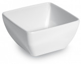 Servírovací miska bílá 130x130x65mm melamin - Gastro příslušenství - CATERING Servírovací podnosy, misky, vaničky, košíky