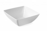 Servírovací miska bílá 270x270x105mm, melamin - Gastro příslušenství - CATERING Servírovací podnosy, misky, vaničky, košíky