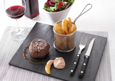 Servírovací nerezový košík mini fritovací koš kulatý ø90x90mm - Gastro příslušenství - CATERING Servírovací podnosy, misky, vaničky, košíky - Bufet, Servírovací koše