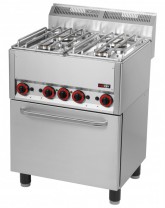 Plynový sporák s elektrickou troubou SPT 60 GL (REDFOX) - Řada 600 - Linka-600