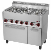 Plynový sporák s elektrickou troubou SPT 90/5 GL (REDFOX) - Řada 600 - Linka-600