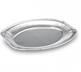 ALU hliníkový tác oválný 334x234x21mm - Obalový materiál - Alu misky hliníkové