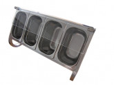 ZP-4 HZ ZÁSOBNÍK PŘÍBORŮ STOLNÍ S 1/2 PLEXI - ABNER