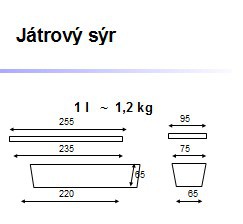 Al forma na Játrový sýr JS 1; 1,20 kg - Formy na šunku a masné výrobky - Formy na šunku plné hliníkové