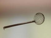 Nerezový naběrák drátěný mřížkový průměr 15cm, 53cm délka - Gastro příslušenství - Naběráky řeznické, Naběráky na knedlíky