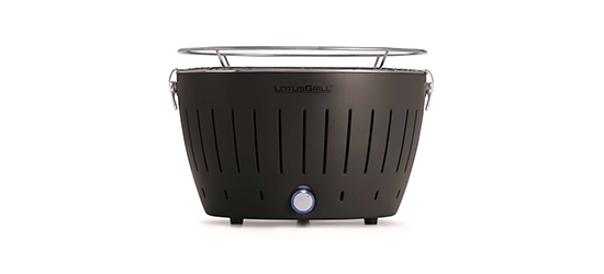 LotusGrill Classic Grey vč. tašky + 1 sada baterií + 1kg uhlí + 1 gel - - Bezkouřové grily Lotus - Grilly