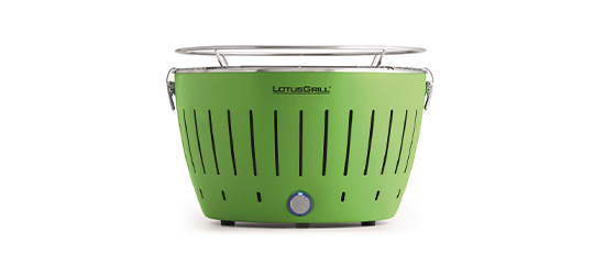 LotusGrill Classic Green vč. tašky + 1 sada baterií + 1kg uhlí + 1 gel - - Bezkouřové grily Lotus - Grilly