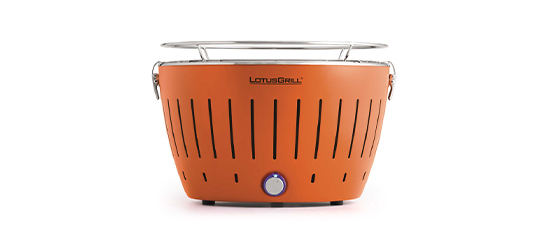 LotusGrill Classic Orange vč. tašky + 1 sada baterií + 1kg uhlí + 1 gel - - Bezkouřové grily Lotus - Grilly