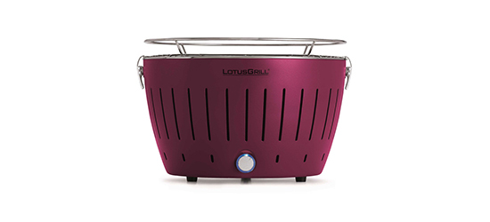 LotusGrill Classic Purple vč. tašky + 1 sada baterií + 1kg uhlí + 1 gel - - Bezkouřové grily Lotus - Grilly