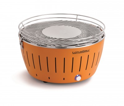 LotusGrill XL Orange vč. tašky + 1 sada baterií + 1kg uhlí + 1 gel - - Bezkouřové grily Lotus - Grilly