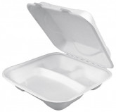 EKO MenuBox 3-dílný 200x200x75mm z cukr. třtiny - Eko jednorázové nádobí a obaly - Bagasse Menuboxy z cukrové třtiny
