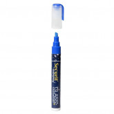 Securit® Silný voděodolný popisovač, šířka hrotu 2 - 6 mm, 1ks Blue - Barový, restaurační servis a hotelové doplňky - Popisovače na tabuli a sklo