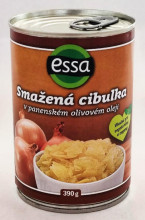 Smažená cibulka v panenském olivovém oleji 390g plechovka - - Koření - Tekuté koření, Marinády