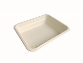 Miska zatavovací 1D cukrová třtina 227x178x48mm, bal.50ks - Eko jednorázové nádobí a obaly - Bagasse Menuboxy z cukrové třtiny