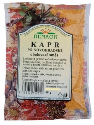 Kapr po Novohradsku 60g Benkor - - Koření - Kořenící směsi - Kořenící směsi do 100g