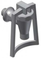 Výpustný kohout s dolní pákou -plast černý 3/8“ - Termoporty Termosy - Termovárnice