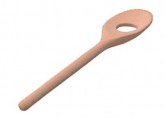 Dřevěná vařečka s otvorem 30cm - Gastro příslušenství - Dřevěné kuchyňské nástroje