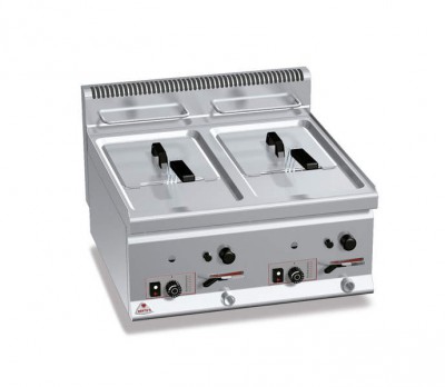 Plynová fritéza Bertos GL8+8B - Řada 600 - Linka-600 - Fritézy