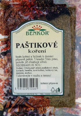 Paštikové koření - koření na paštiku 100g - - Koření - Kořenící směsi - Kořenící směsi do 100g