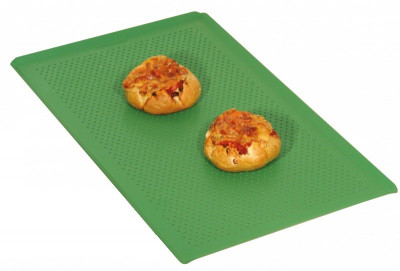 Plech GN 1/1 (h=10 mm) Al/teflon - perforovaný - Cukrářské a pekařské potřeby - Plechy na pečení - Plechy GN 1/1