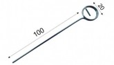 Držák na cenovky BODEC JEHLA 100 mm - Cenovky - Držáky cenovek