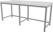 Nerezový pracovní stůl s trnoží 2100x600x850, 6xnoha - Nerezové pracovní stoly - Pracovní stoly - Pracovní stoly hloubky 600