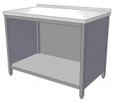 Nerezový pracovní stůl skříňový otevřený 1700x800x850 - Nerezové pracovní stoly - Pracovní stoly