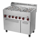 Plynový sporák s elektrickou troubou SPT 90/5 GLS (REDFOX) - Řada 600 - Linka-600