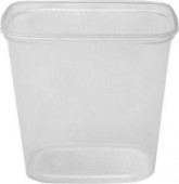 Miska hranatá 500ml - balení 100ks - Obalový materiál - PP misky